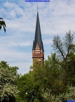 Die Kirche "Heilig Kreuz" im frankfurter Zentrum